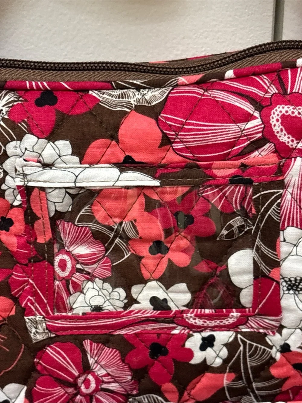 Nicole's Boutique Laptop Case Quilted Floral Print Pink White New